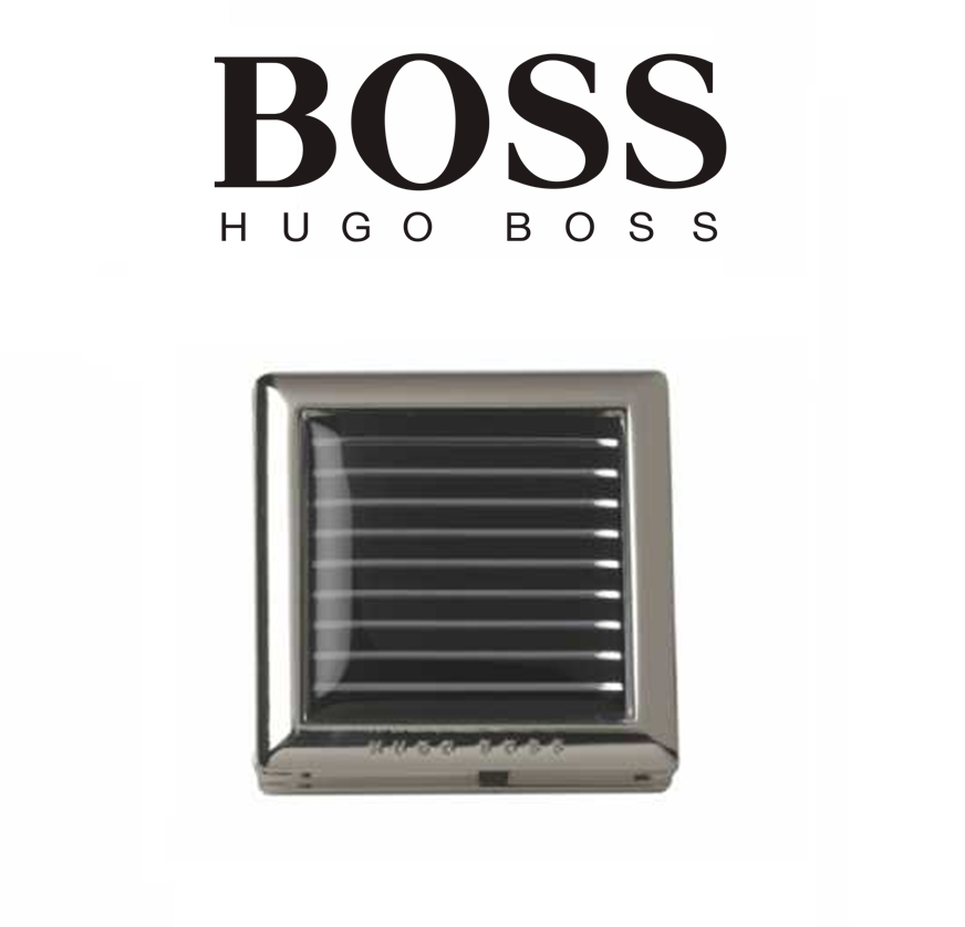 HUGO BOSS - luxusný oceľový držiak na tašku - skladací