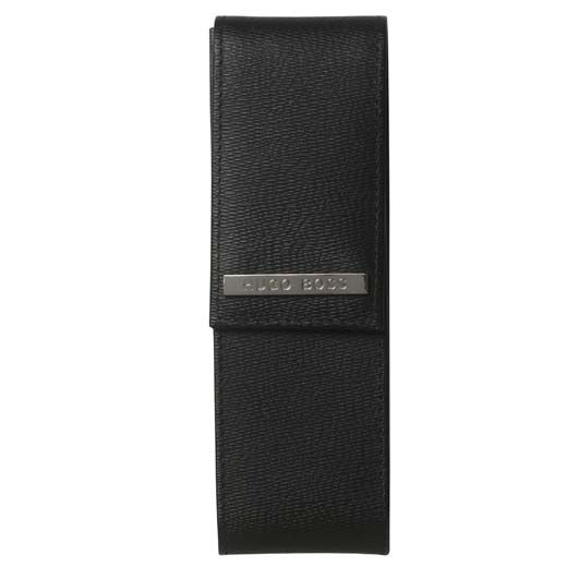 HUGO BOSS - luxusné kožené puzdro na perá (na 2perá)