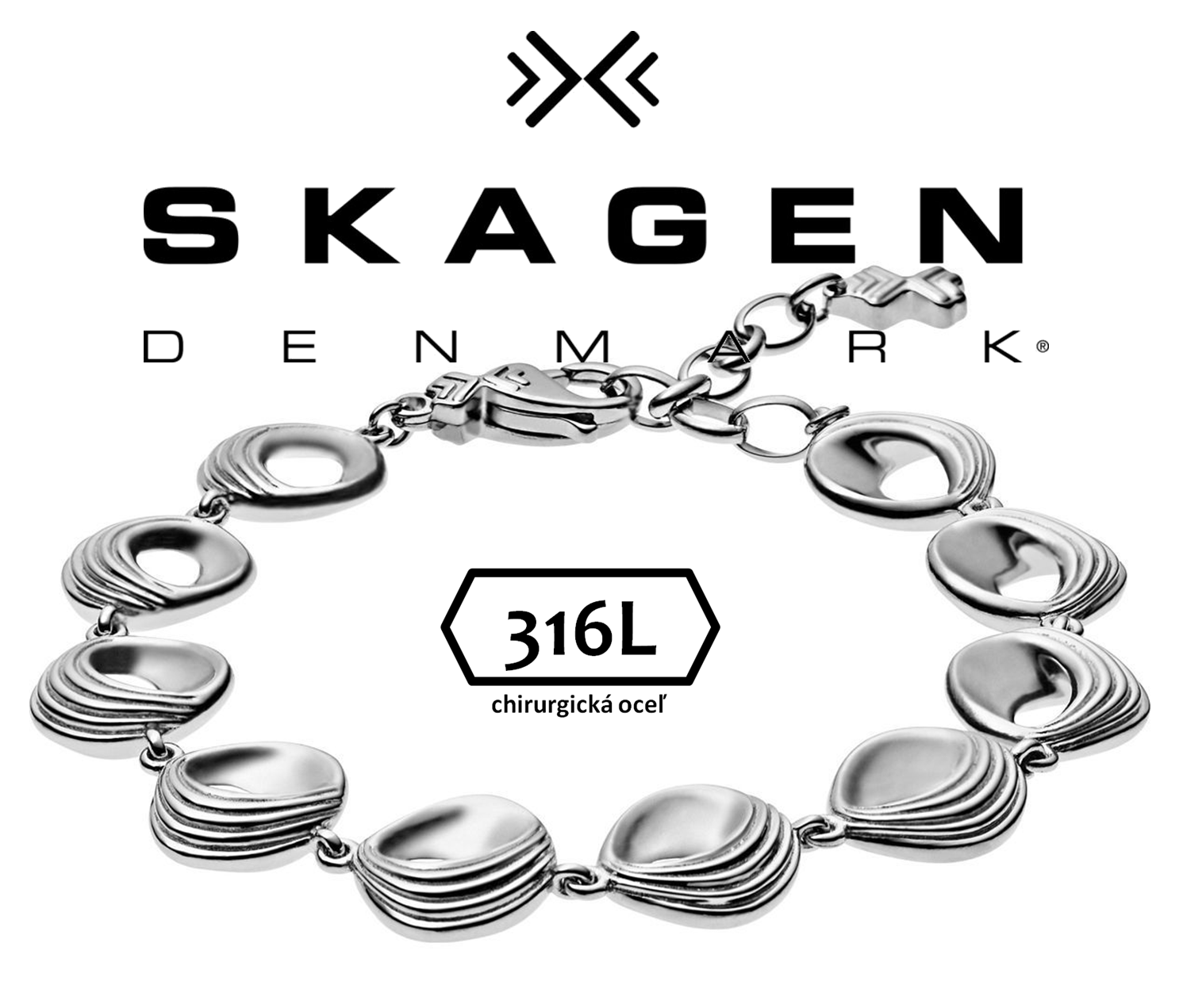 SKAGEN - luxusný značkový dámsky náramok -  nastaviteľná veľkosť