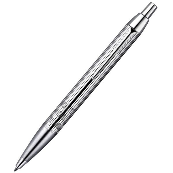 PARKER - chromované guľôčkové pero s klenotníckym zdobením (rytinou)