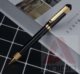 BLACK-HONOR - luxusné guľôčkové pero - otočný mechanizmus 