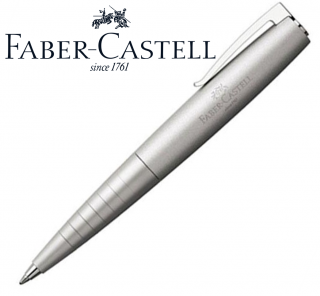 Faber-Castell - guľôčkové pero - dizajn: strieborná metalická (matné lakovanie)