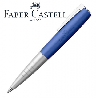 Faber-Castell - guľôčkové pero - dizajn: modrá metalická (matné lakovanie)
