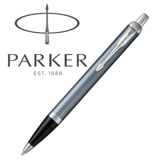 PARKER - guľôčkové pero - kolekcia IM (modrá náplň), PARKER Royal IM Grey CT