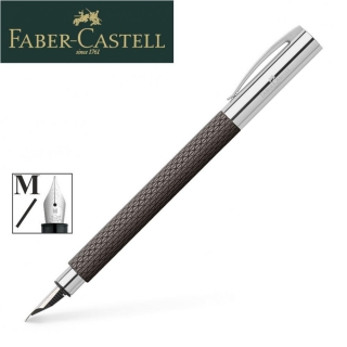 FABER-CASTELL - Ambition OpArt cierna Sand (Hrot: M), plniace pero