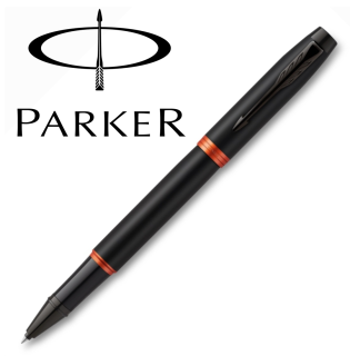 PARKER -IM(Roller/keramické)-vibrant -matné čierne s ohnivo oranžovými doplnkami