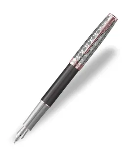 Parker - Sonnet Premium Metal Grey - plniace pero s 18kt zlatým hrotom (F)