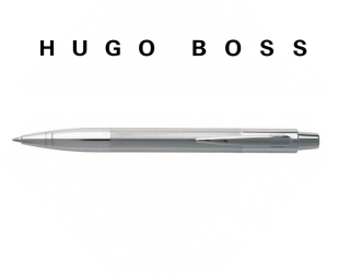 HUGO BOSS - luxusné chromované guľôčkové pero - gravírované